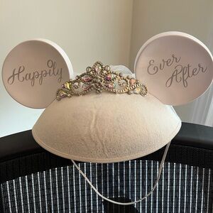 Disney Bridal Minnie Mickey Ears Hat